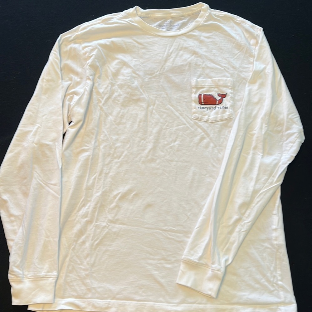 Vineyard Vines Football long sleeve tee